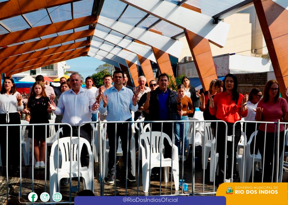 Prefeito e Vice de Rio dos Índios participam da Romaria em honra aos Beatos Manuel e Adílio